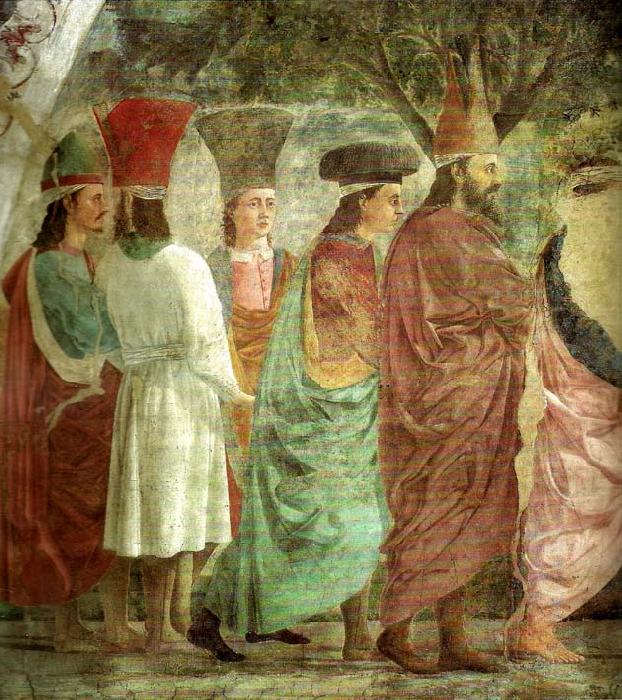 the legend of the true cross, detail, Piero della Francesca